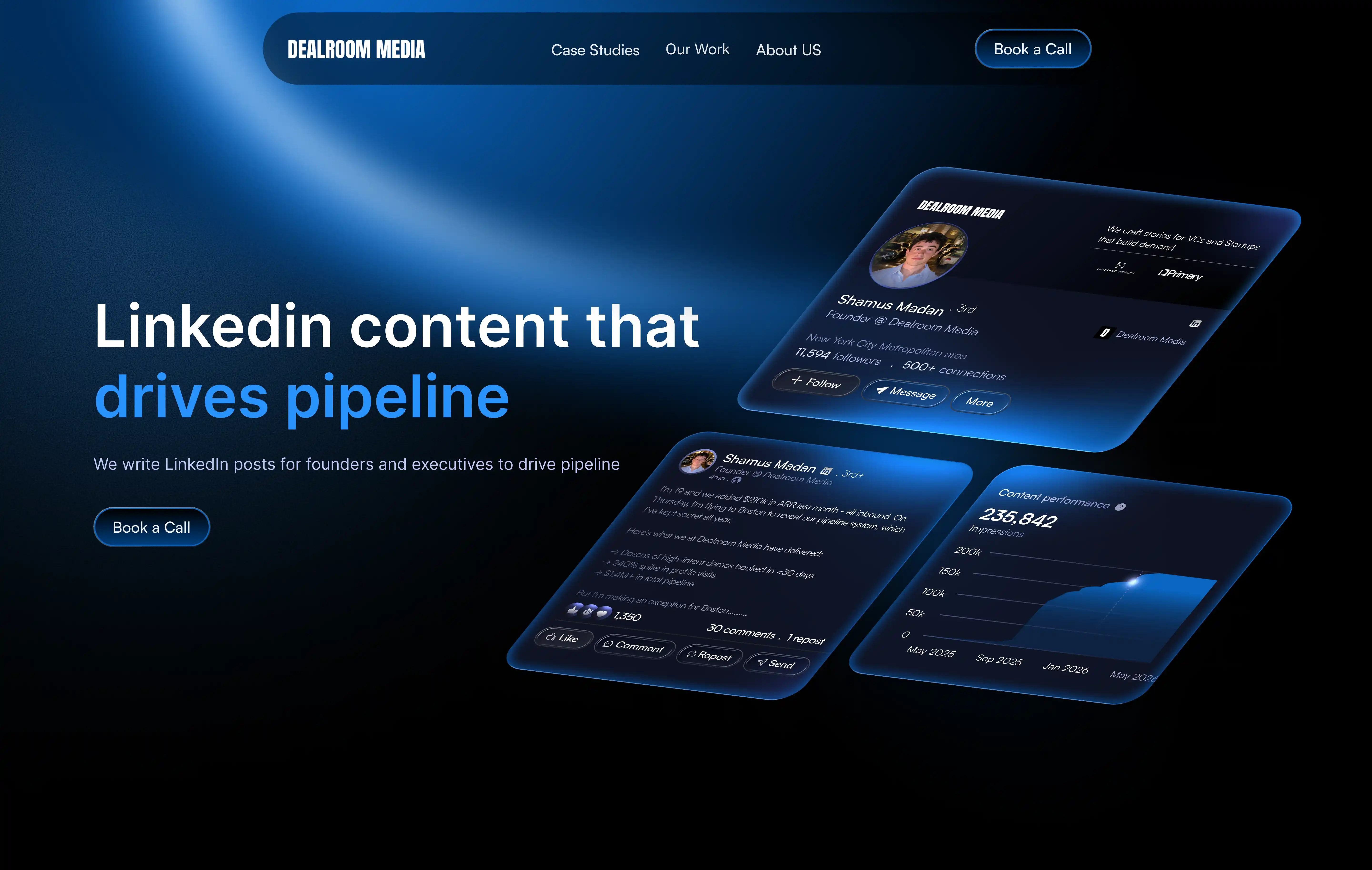 Dealroom Media — LinkedIn content that drives pipeline