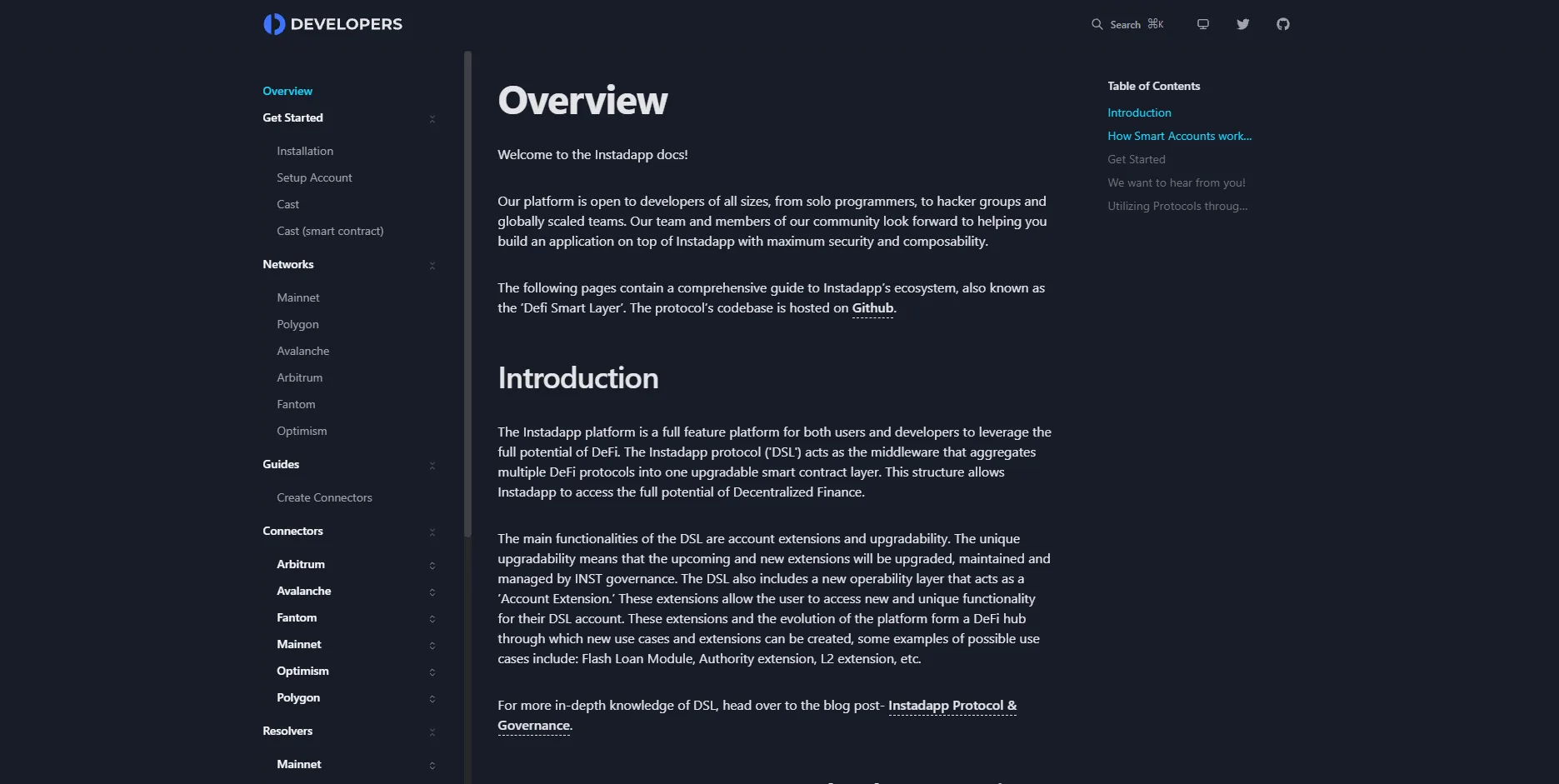 Instadapp - Multi-Product DeFi Platform snippet 1